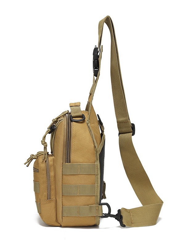 Factory in stock Oxford Cloth Riding Bag Camouflage Outdoor Sports Small Chest Hanging Bag Single Shoulder Crossbody Outdoor Tactical Chest Bag