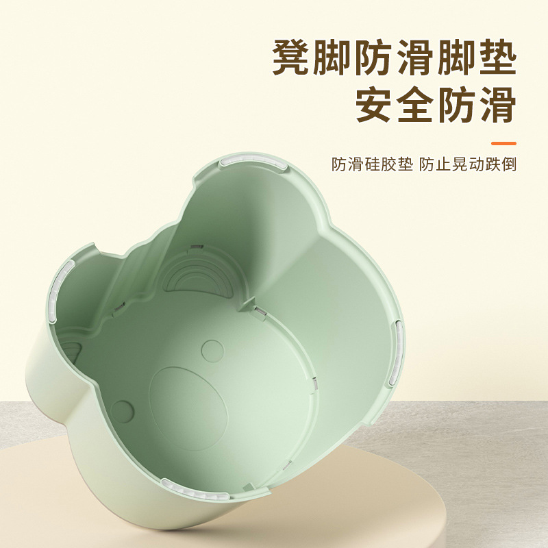 Cartoon Small Stool Living Room Kidsren's Shoe Changing Bench Home Bathroom Bath Non-Slip Thickeneded Stackable Bathroom Stool