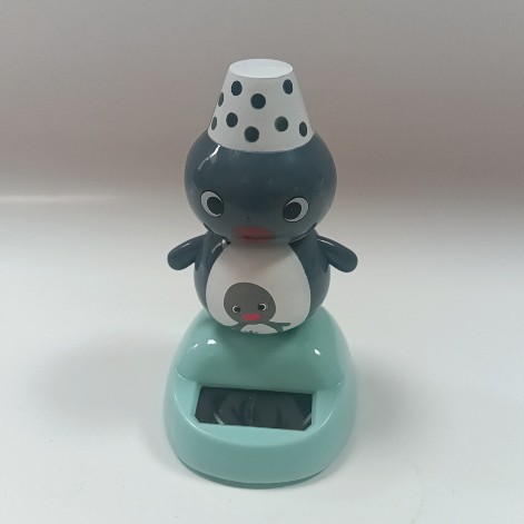 Factory Direct Sales Foreign Trade Solar Car Ornaments, Creative Car Accessories, Snowman Swing Toys