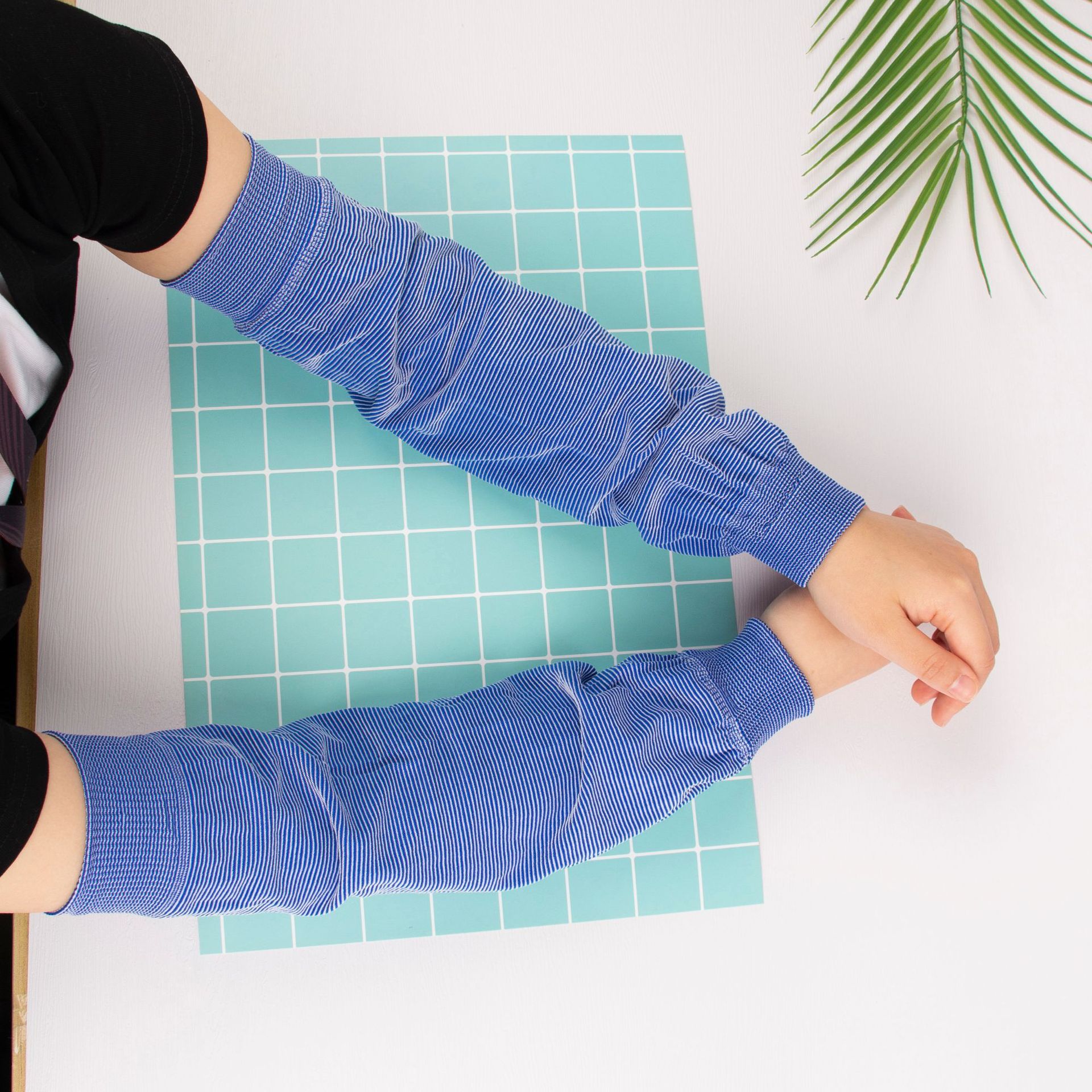 Sleeve Summer Sunscreen Breathable Arm Protection Sleeve Men's and Women's Long Knitted Cotton Adult Outdoor Work Work Sleeve