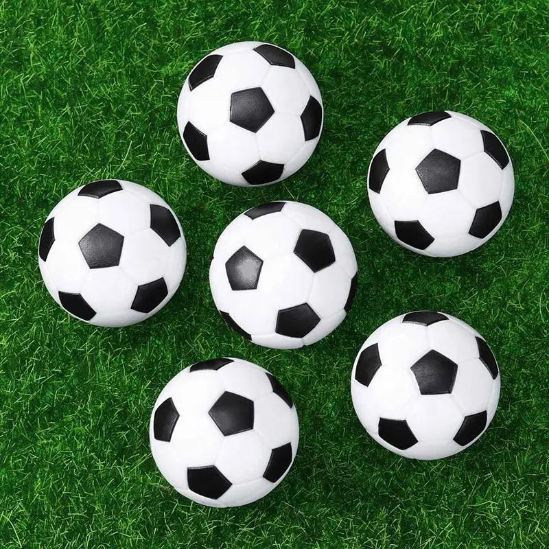 36mm black and white football 6 pcs/pack table football plastic Football/small ball/special ball/accessories football