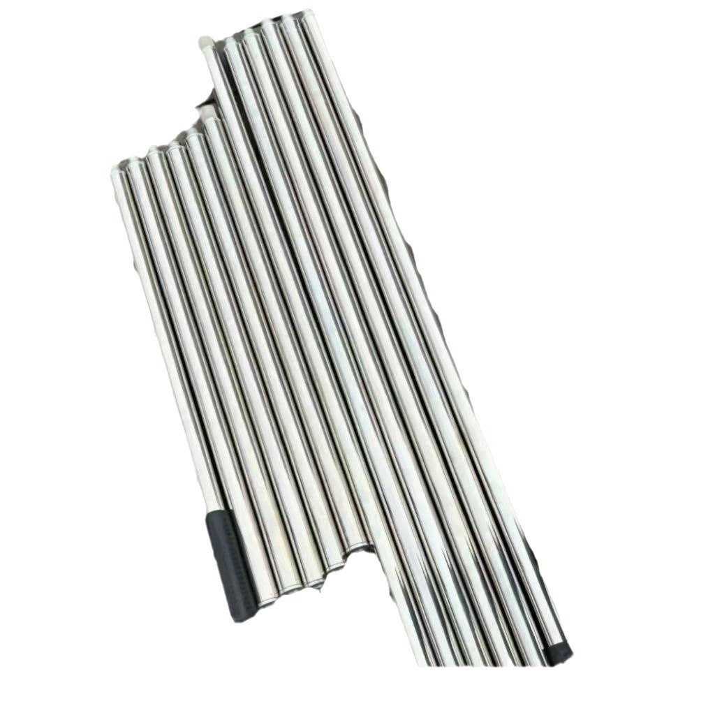 Large material copy net rod anti-off thick super hard stainless steel thick extra thick copy fishing rod artifact copy large material copy net rod