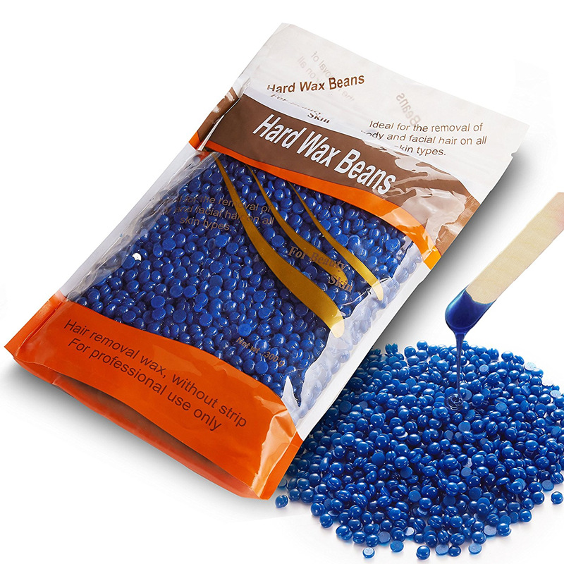 Cross-border 100g hair removal wax bean paper-free solid hard wax hair remover wax