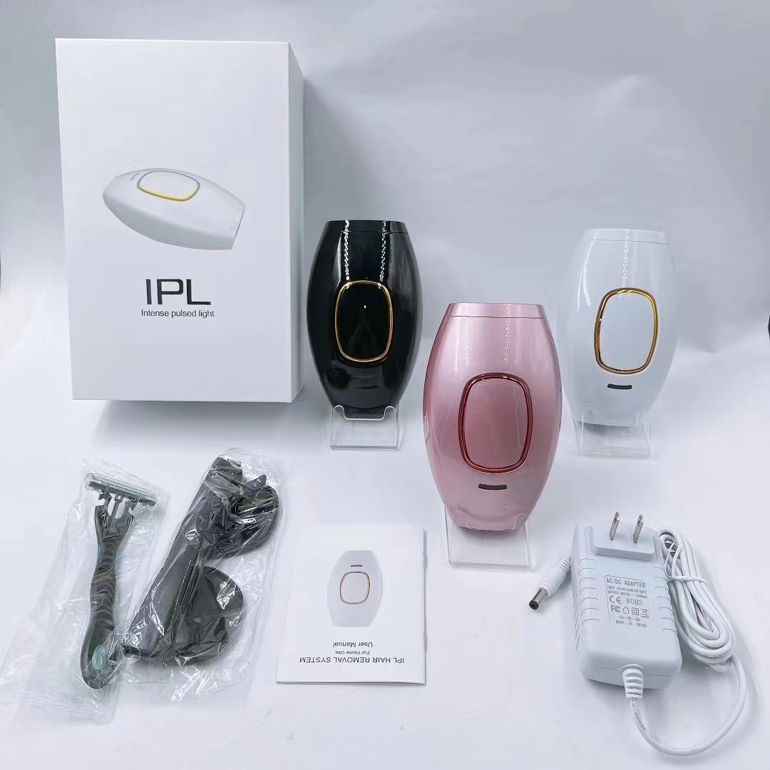Cross-Border Hot-Selling Home Laser Hair Removal Device Photon Rejuvenation Strong Pulse Whole Body Painless Portable Electric