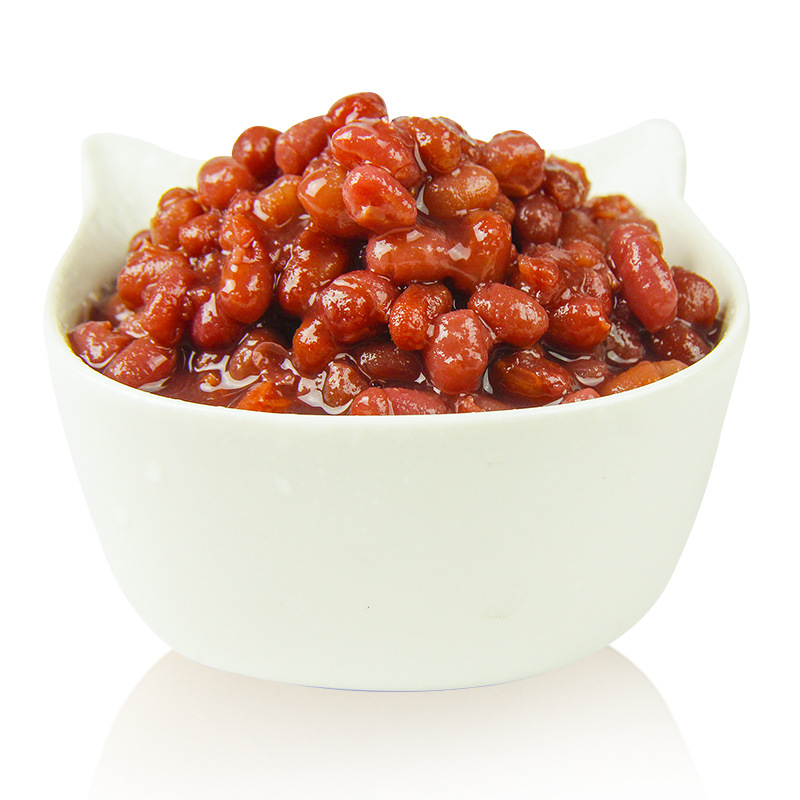 Chuangshi red bean canned dense bean commercial dense bean open can instant sugar water canned dessert milk tea special 900g wholesale