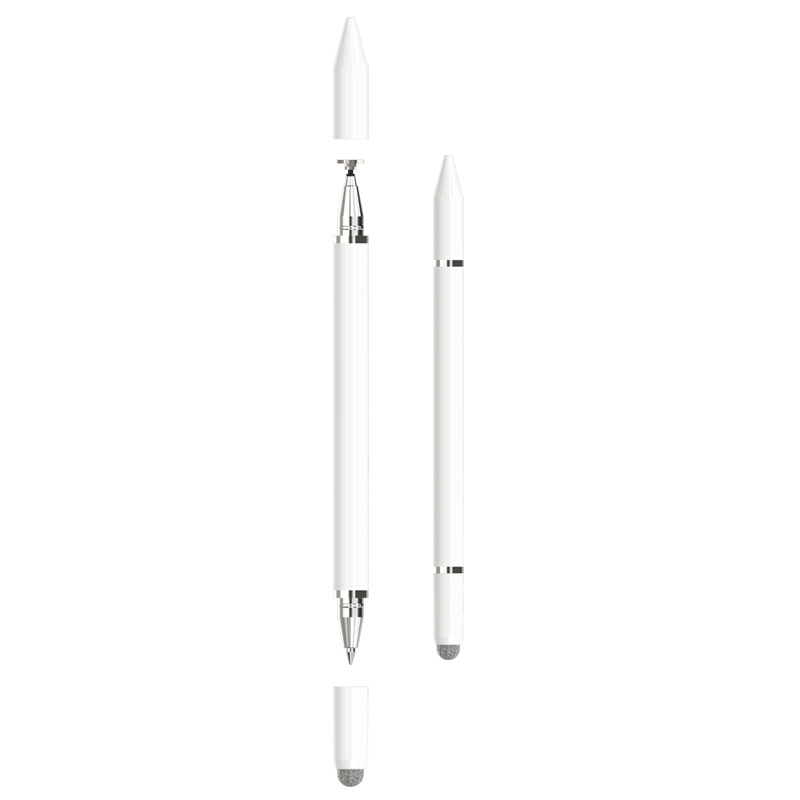 Magnetic three-in-one touch pen adsorption tablet capacitive pen suitable for ipad Apple Huawei mobile phone stylus