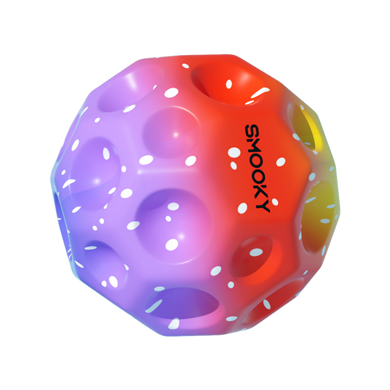 Wrist elastic ball moon children's wrist ball decompression rebound ball exercise reaction gradient color relief artifact