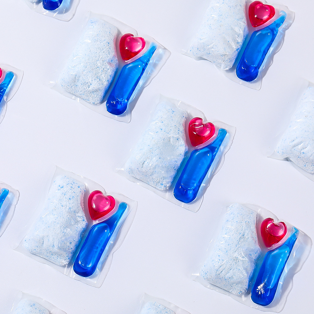 Dishwasher-Specific Dishwashing Beads Three-In-One Degreasing and Decontamination Dishwashing Capsules Manufacturer Wholesale Household Decontamination Detergent Blocks