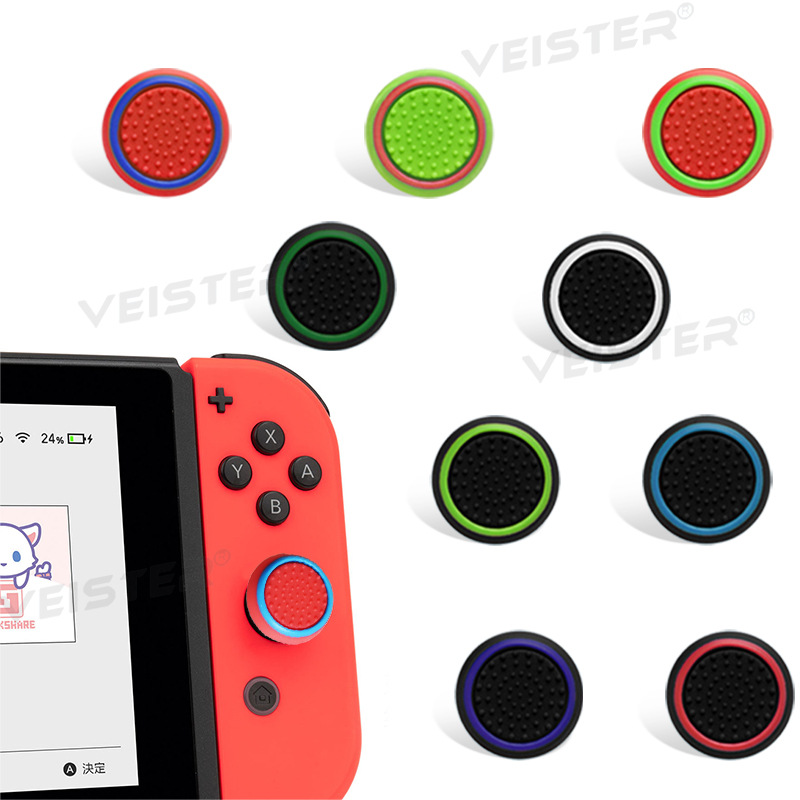 PS4 Rocker Cap PS3 PS5 XBOXONE Mushroom Head Two-color Handle Silicone Cap