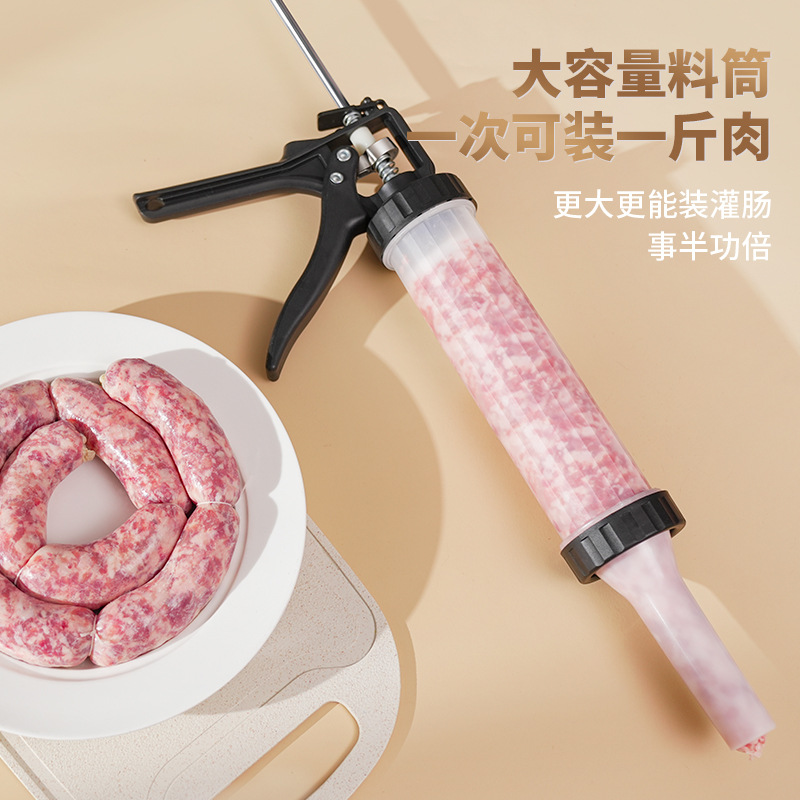 Cross-border dedicated homemade sausage artifact household handmade sausage filling machine children food supplement sausage maker household sausage filling machine