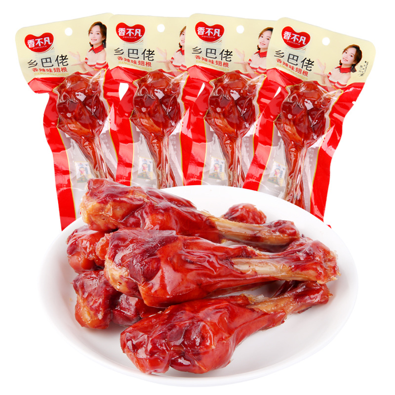 Hillbilly calf King snack snack full box duck leg chicken leg Instant spicy braised meat cooked leisure food