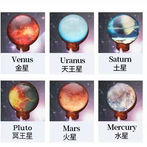 Bulk Wholesale Starry Sky Internet Celebrity Lollipops High-Looking Couple Children's Day Halloween Christmas Gift Box
