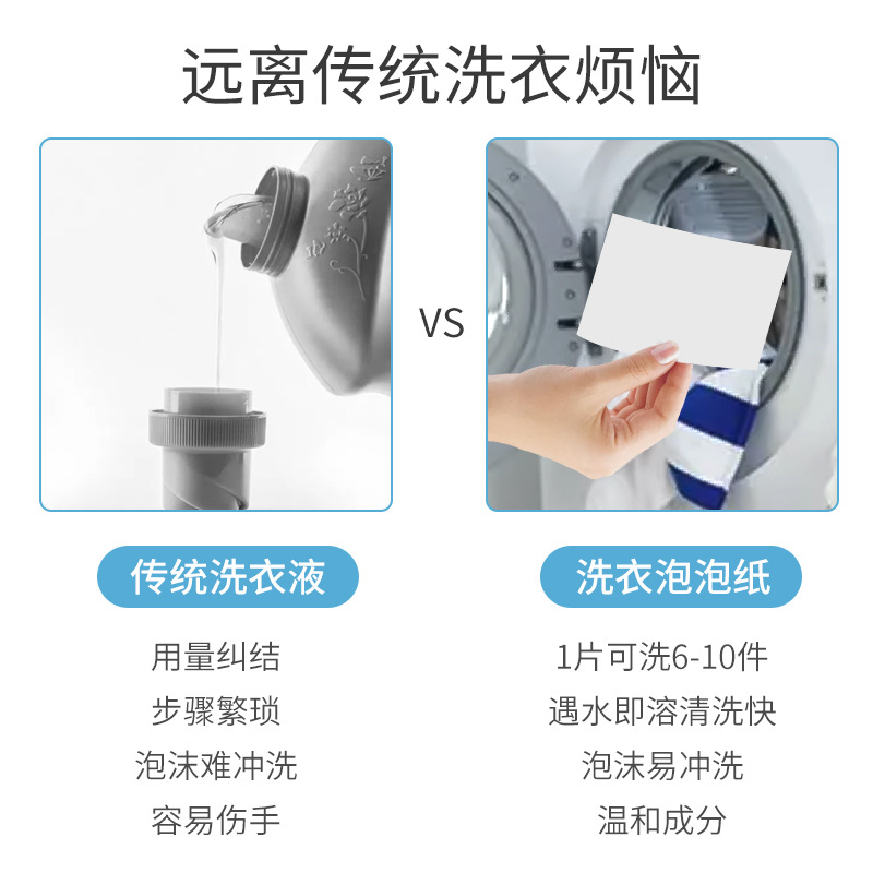 Source manufacturers ultra-concentrated clean water laundry tablets laundry cleaning deep decontamination laundry tablets laundry bubble paper