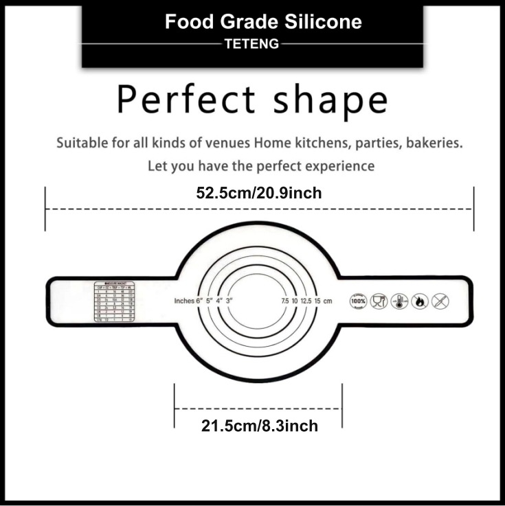 Dutch baking mat long handle sling non-stick Dutch pot mat baking mat silicone baking tools silicone Dutch pot mat