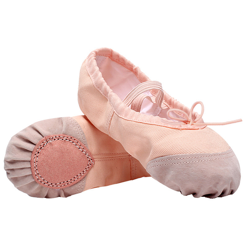 Dance Shoes for Kidsren and Girls, Soft-Soled Practice Shoes for Girls, Special Flesh Pink Ballet Cat Claw Dance Shoes, Adult Chinese Dance Shoes