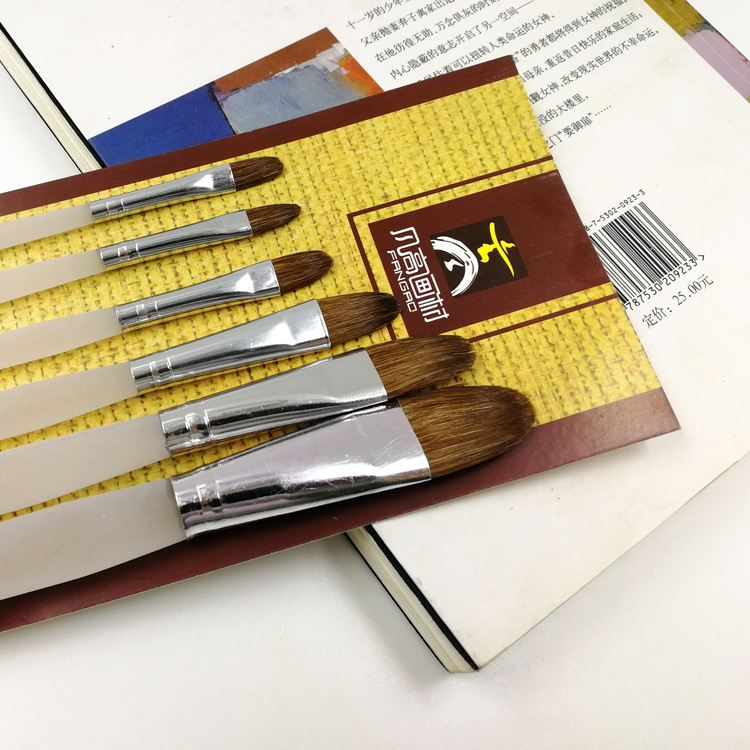 Van Gogh Chalk Frosted Transparent Crystal Rod Chalk Set Wolf Brush Watercolor Acrylic Oil Brush Single