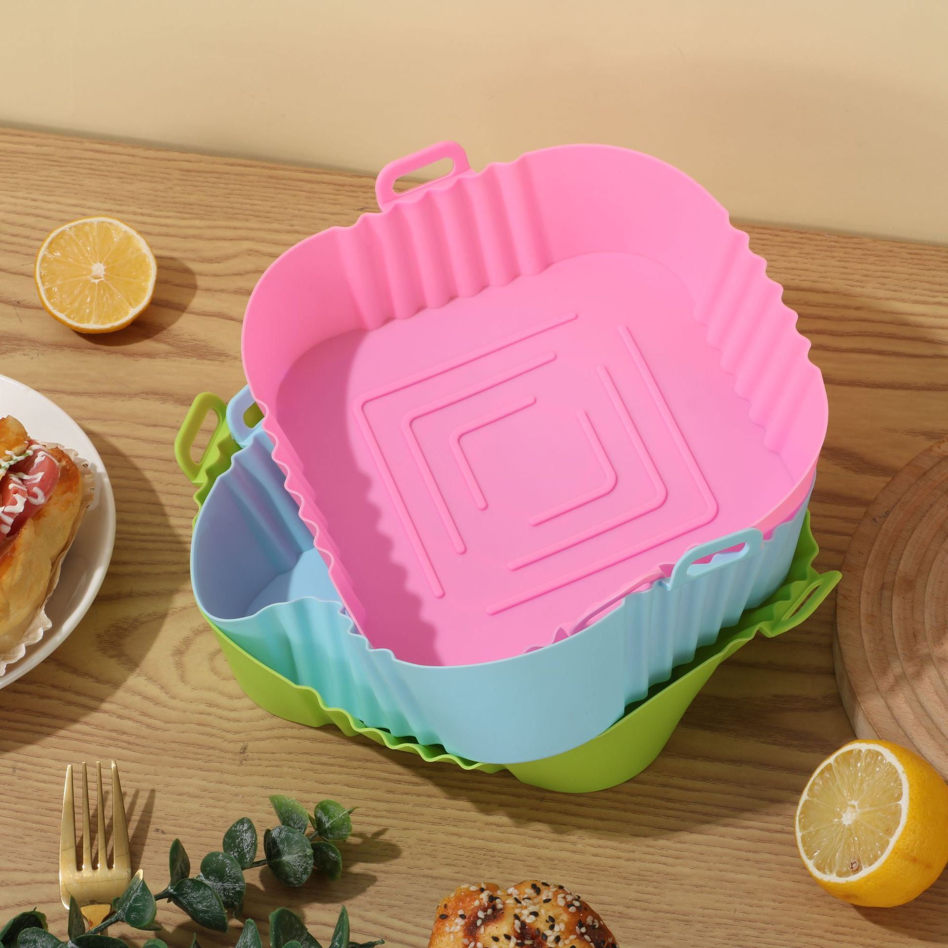 Силиконовый коврик для жарки, теплоизоляционный, противоожоговый