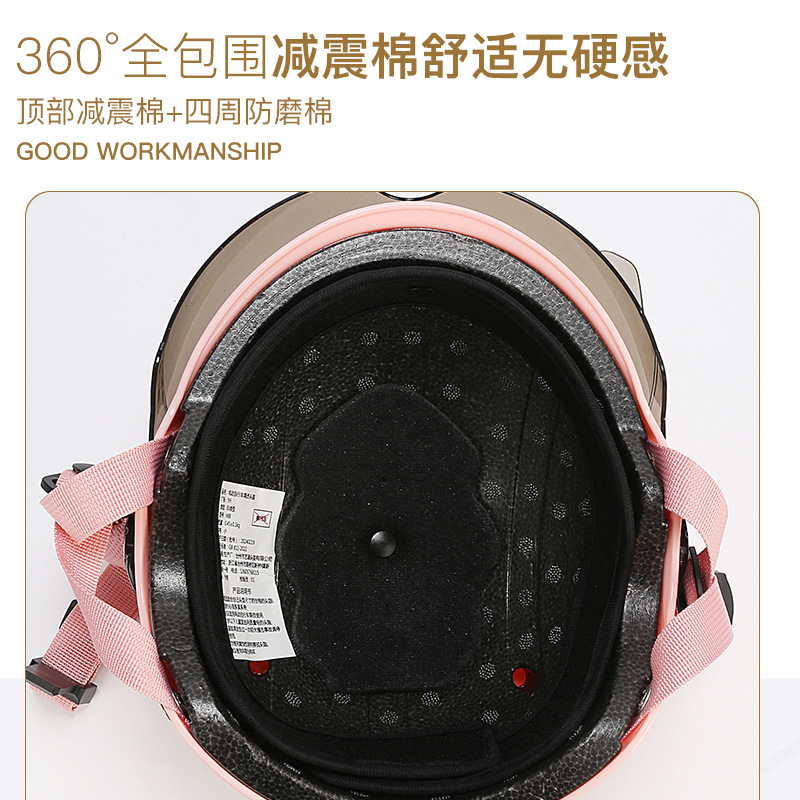 New Children's Helmet Electric Car New National Standard Student Child Cute Cartoon Four-Season Safety Electric Car Helmet