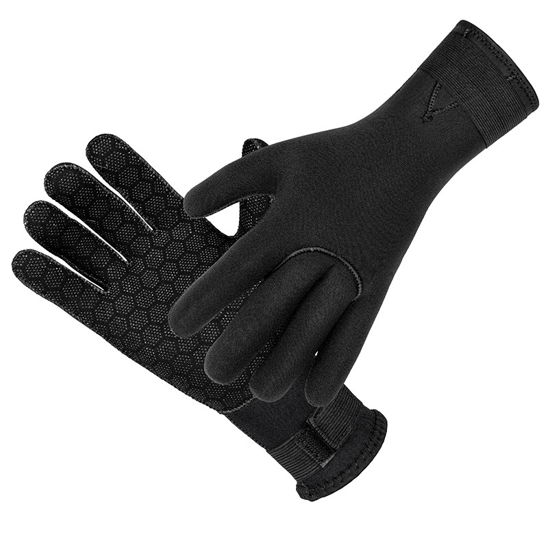 in stock 3mm Swimming Diving Gloves Women's Non-slip Wear-resistant Anti-scratch Fishing Gloves Warm Cold-proof Snorkeling Gloves for Men