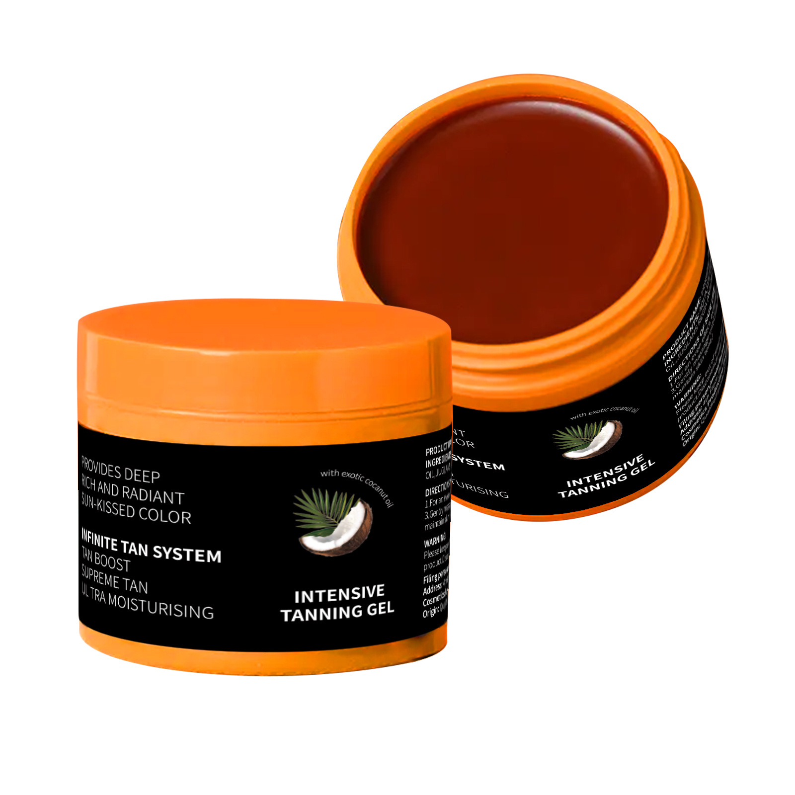 Cross-Border Popular Powerful Tanning Gel Tanning Cream to Help Sunburn Bronze Hydrating Moisturizing Repair Skin Tone and Darkening Gel