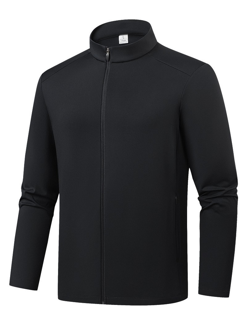 Men's Casual Windproof Yoga Top Spring & Fall Women's Lightweight Running Jacket Thin Sports Jacket