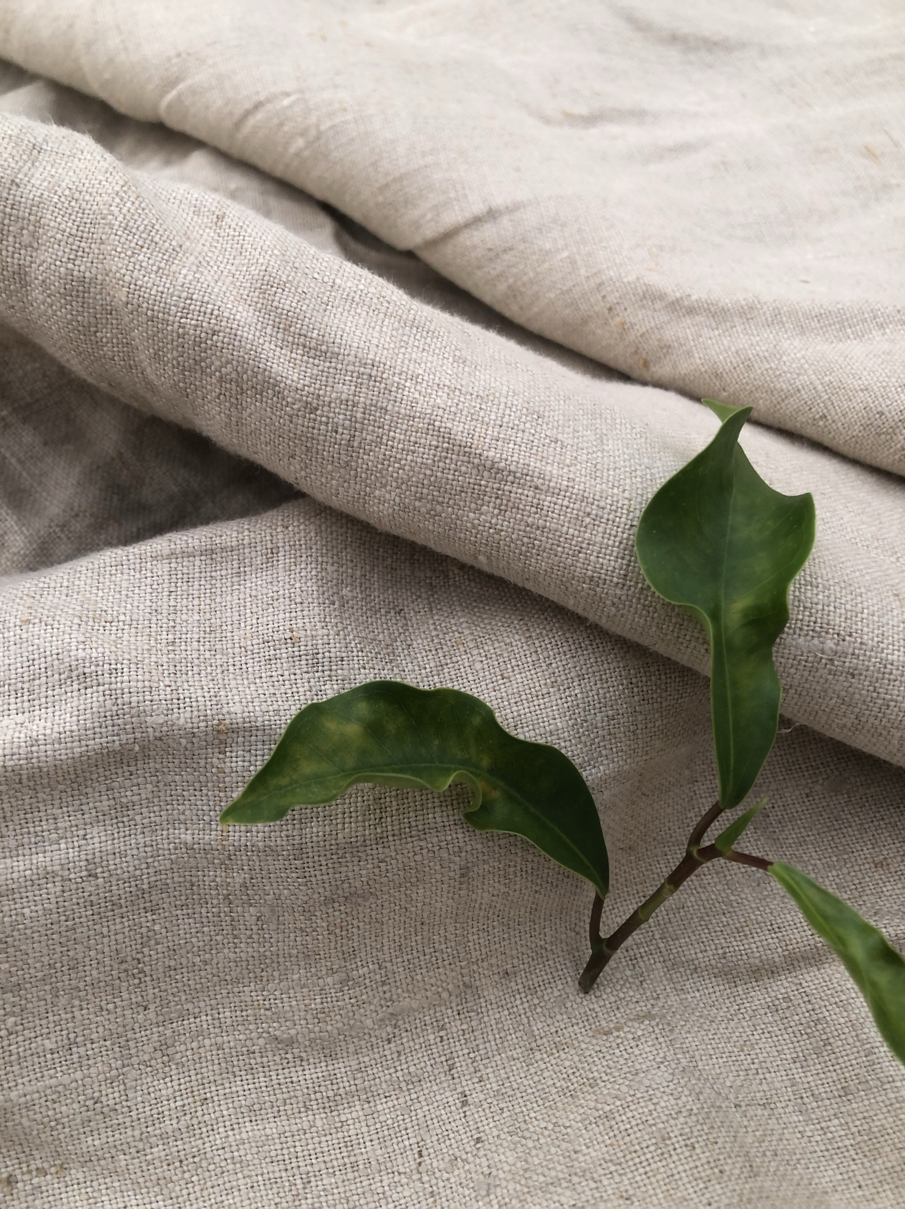 100% Pure Hemp Thickened Raw Hemp Color Fabric Other Shirts