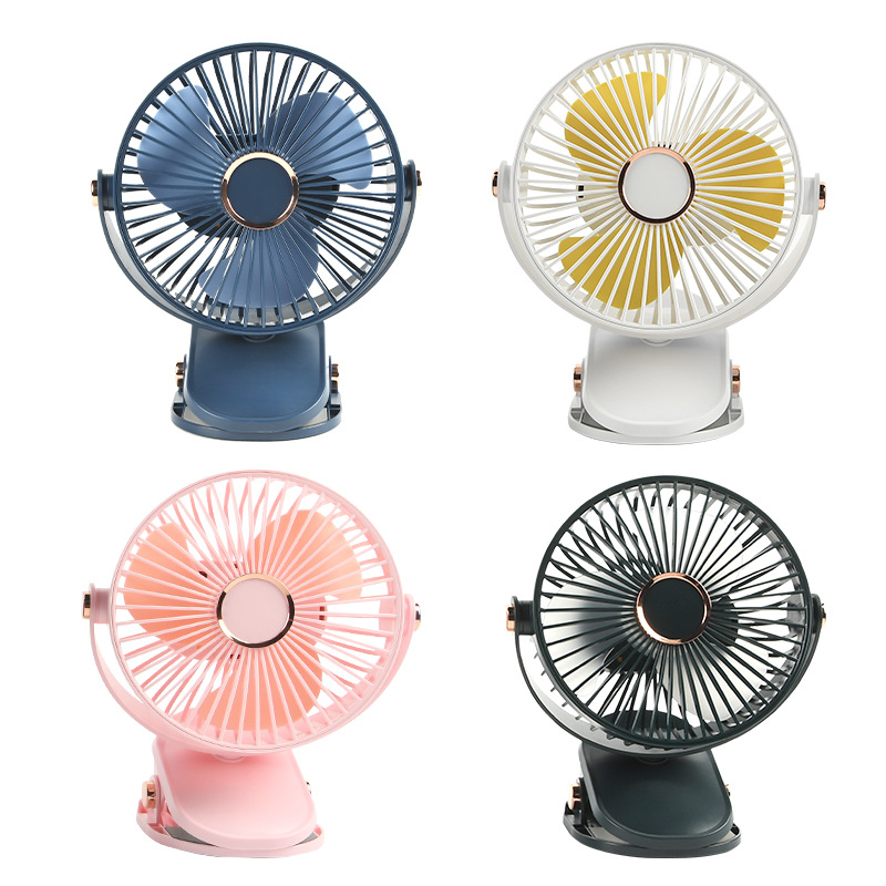 Desktop Clip Fan Multifunctional Night Light Student Dormitory Office Silent Desktop Fan 6inch USB Fan