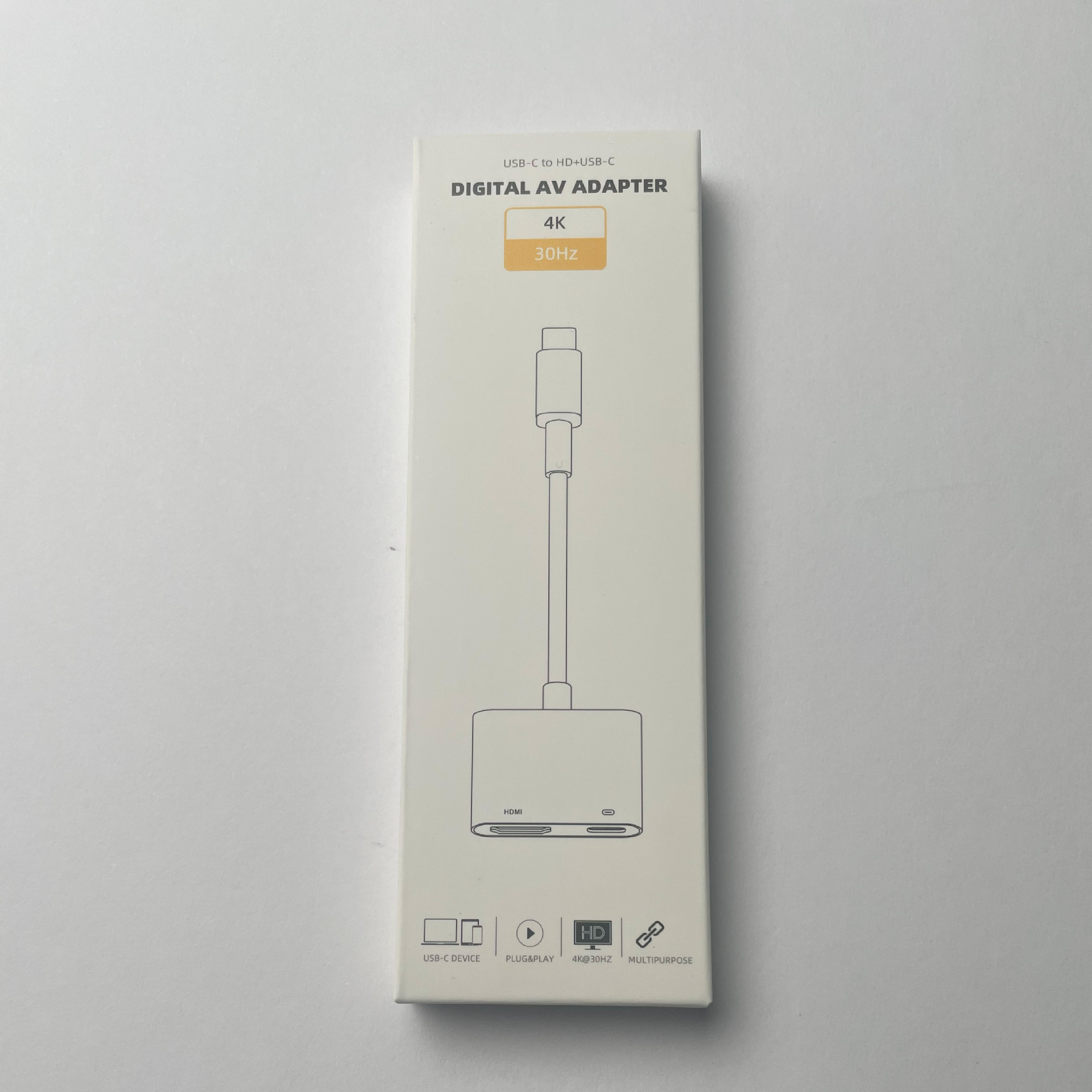 Type-C to HDMI Adapter Suitable for Apple 15 16 Notebook Screen Projection Two-In-One Mobile Phone Screen Projector