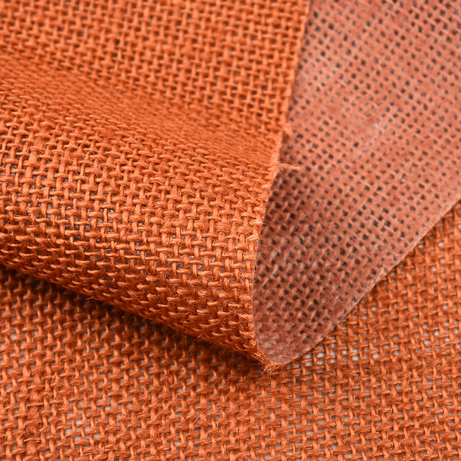 Manufacturer's Spot Multi-color Jute Dyeing Laminated Linen Handbag Christmas Crafts Home Textile Fabric