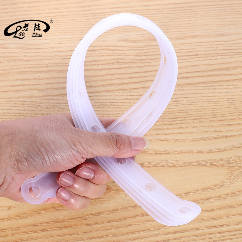 Factory Direct Sales Plastic Clothes Suit Clothes Hanger Trouser Clip Connecting Strip Large Hole White Connecting Strip Thin Clothes Hanger Connection Chain