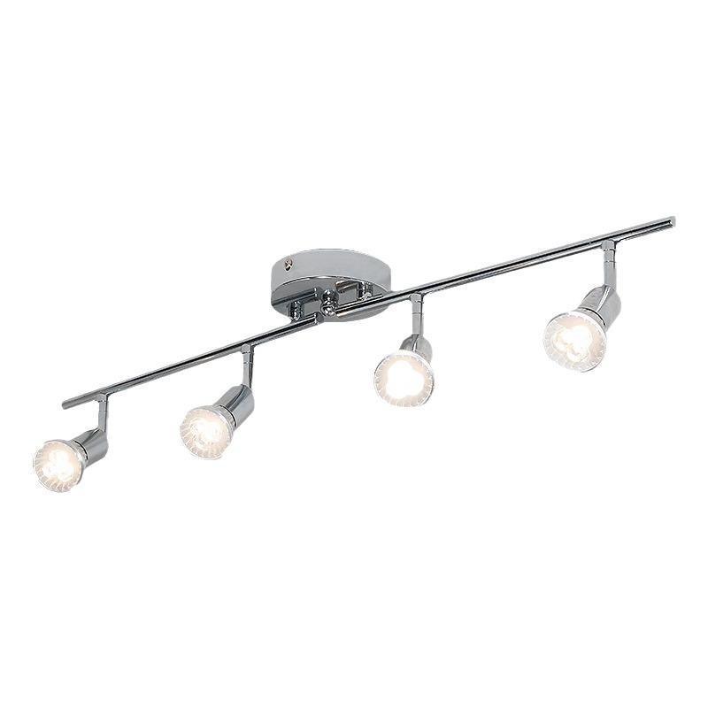 Cross-Border 4-head led spotlight ceiling spotlight exhibition hall open-mounted background wall kitchen adjustable spotlight