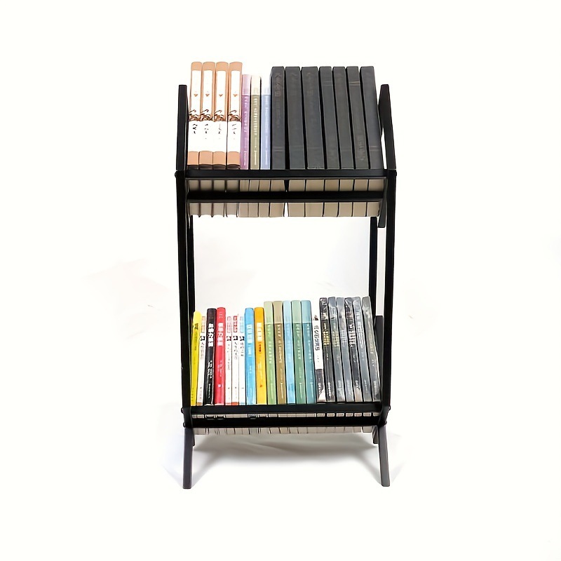 Temu explosion in stock supply creative bookshelf vinyl record storage rack CD rack record rack display magazine rack