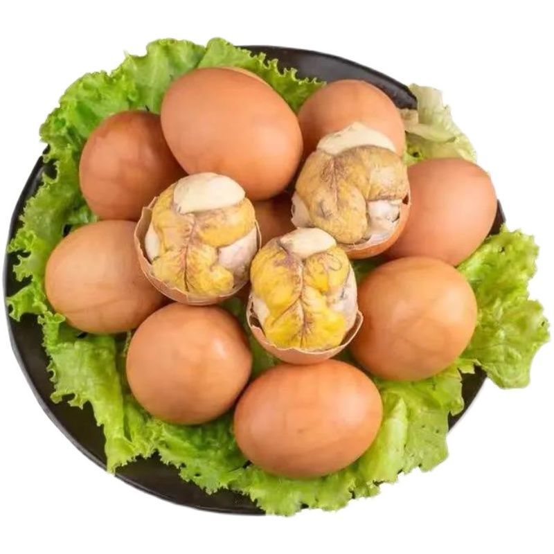 Live beads fresh 13-day-wool laying hen embryo eggs 40 pieces ready-to-eat spiced Phoenix egg tempered egg feather eggs