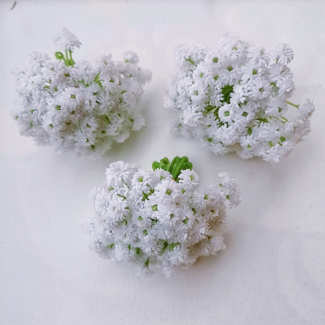 Wholesale Soft Glue Baby's Breath Wedding Bouquet Car Ornaments Bouquet Decoration Materials DIY Artificial Flower Accessories