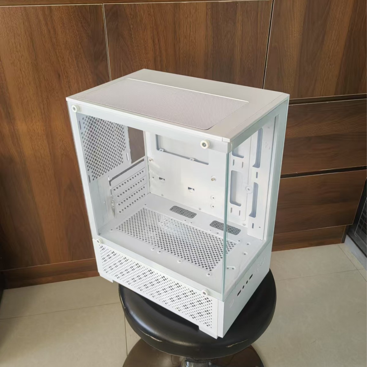 T8 Columnless Sea View Room Assembly Computer Case Desktop Matx Small and Medium Motherboard Glass Side Transparent DIY Shell