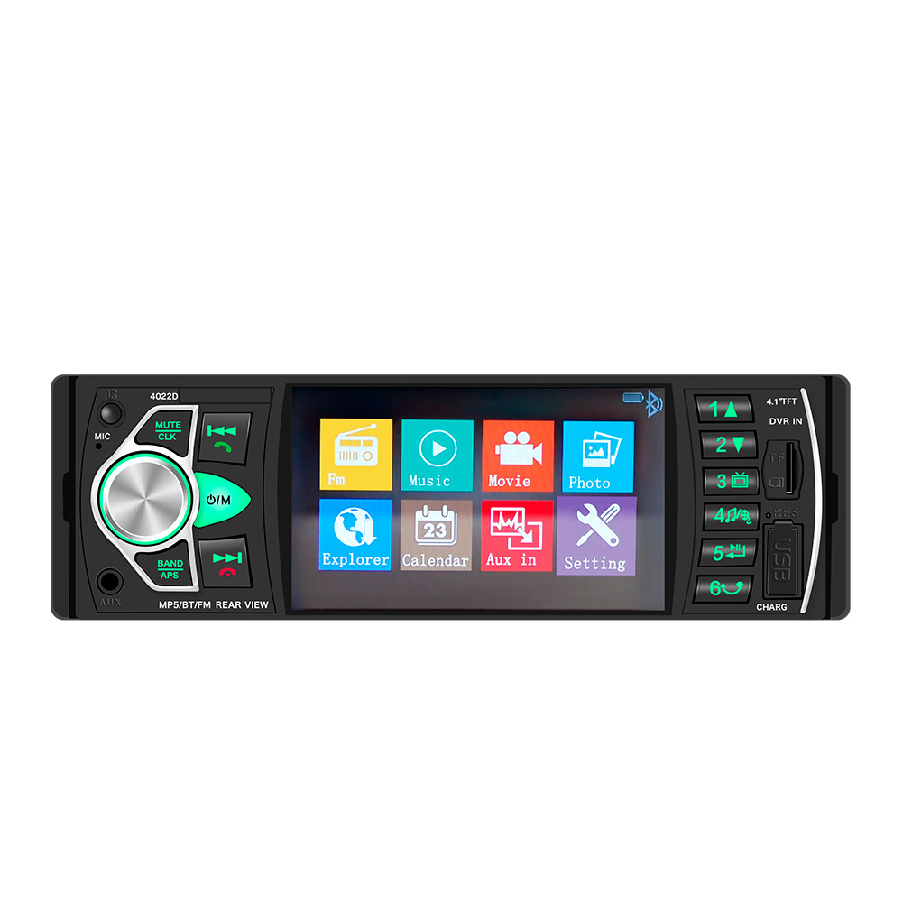 4. inch screen car MP5 player car MP4 support reversing image car MP5 bluetooth interconnection 4022D