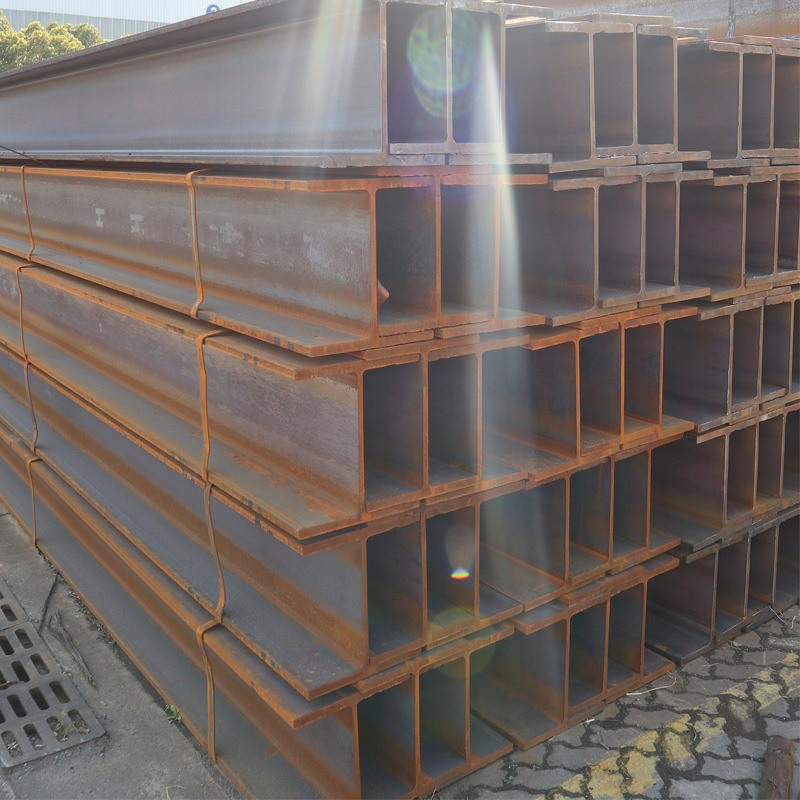 Spot Wholesale Hot-Rolled H-Shaped Steel Q235B I-Beam Q355B/C/D Building Load-Bearing Steel Beam National Standard Ma Steel