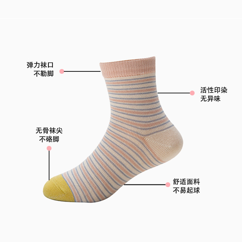 Six-finger Mouse Children's Socks 0-15 Years Old Children's Breathable Thin Cotton Socks Spring and Summer Thin Cool Cartoon Cotton Socks Girls Baby Socks