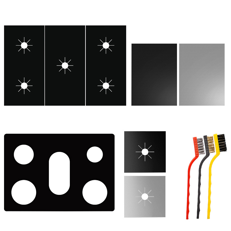 Teflon Stove Mat Outdoor Teflon Barbecue Mat High Temperature Washable Oil-proof Anti-fouling Gas Stove Cleaning Mat