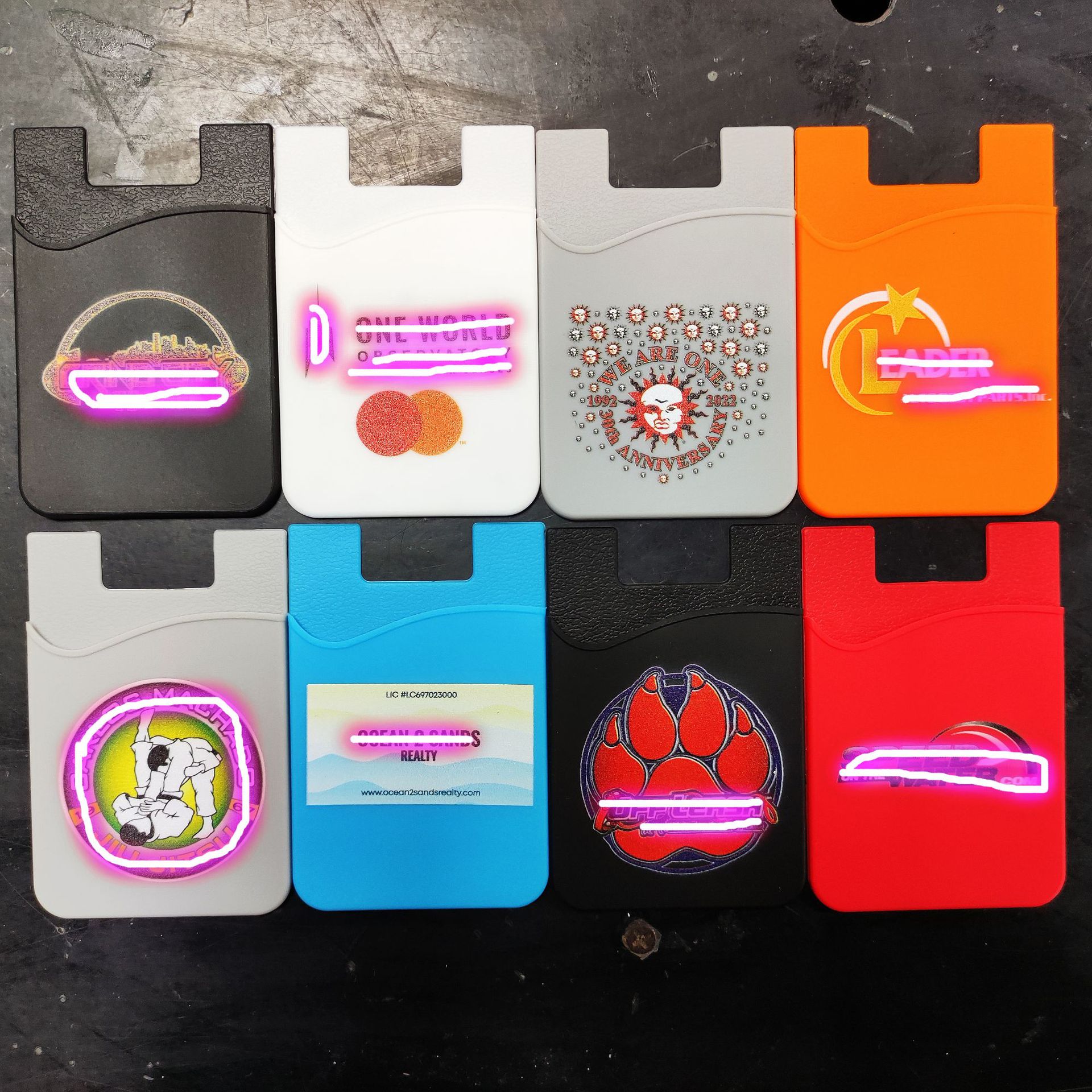 Silicone mobile phone card soft card cover can be pad printing logo foreign trade explosions promotional gift card cover wholesale
