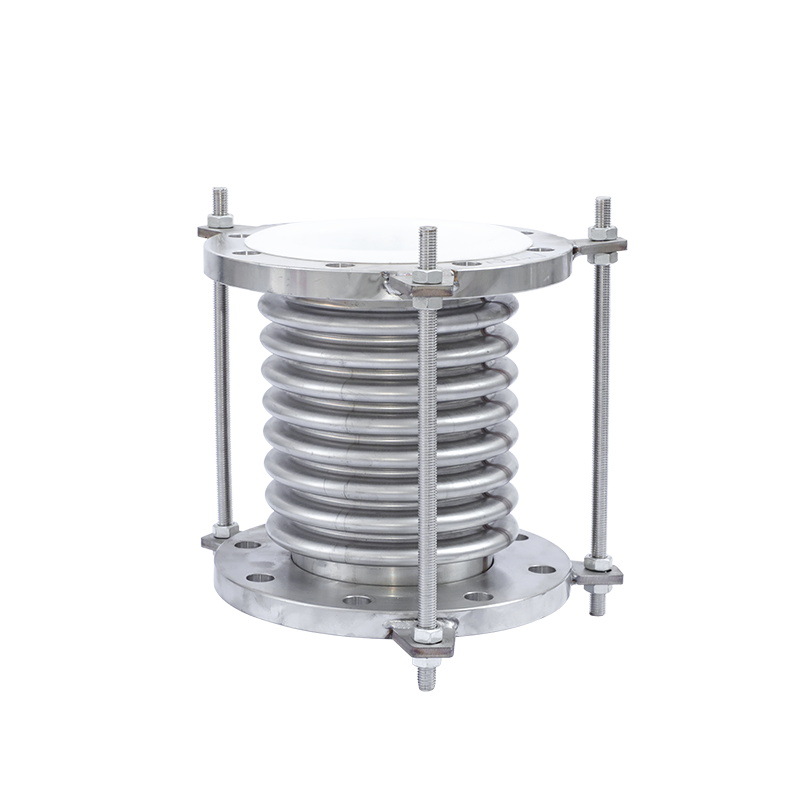 304 stainless steel metal compensator flange expansion joint high temperature metal flexible connection flange pipe compensator