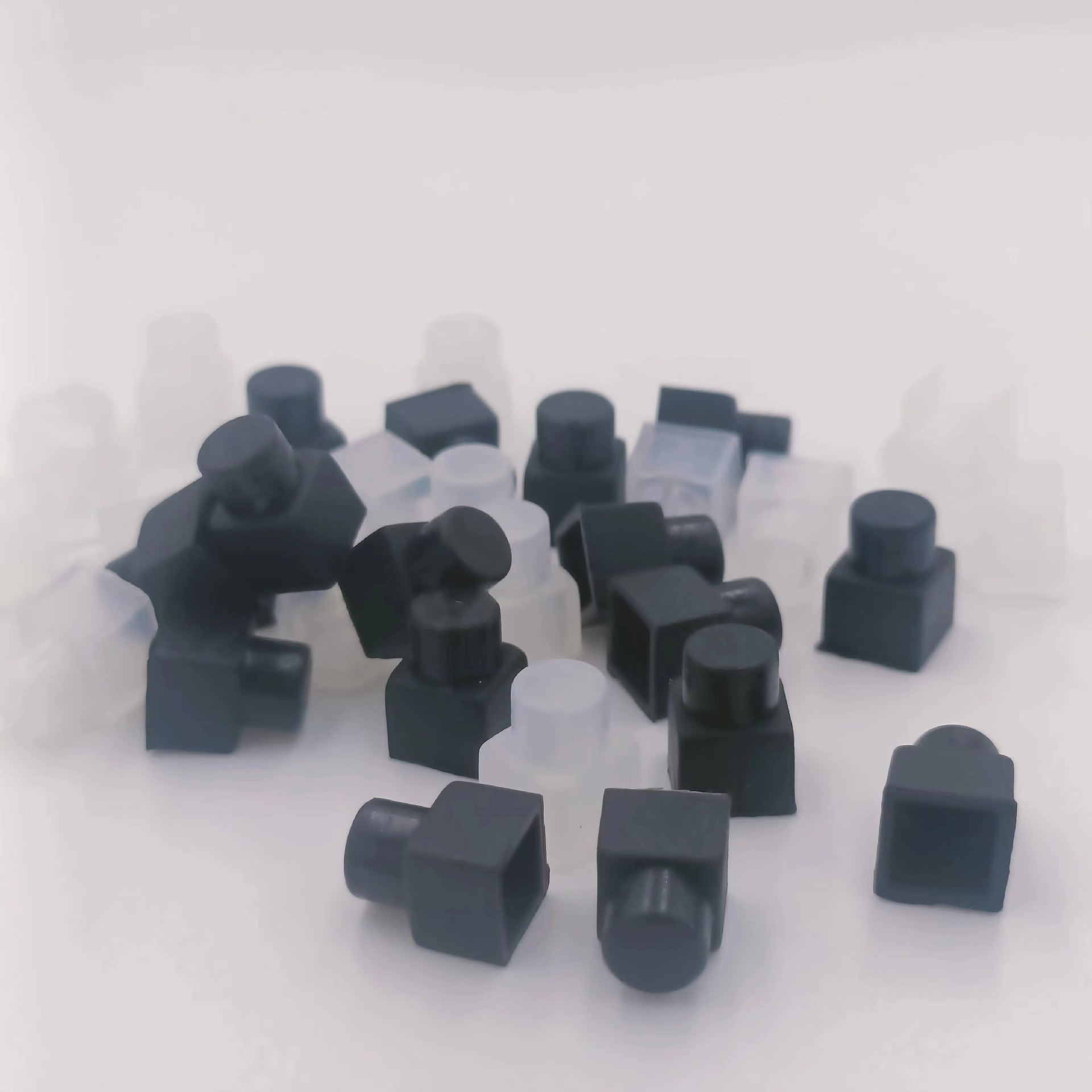 Solar Battery Box Aperture 6MM Square Direct Hand Silicone Rubber Power Switch Cap Dustproof and Waterproof Cap Key Cap