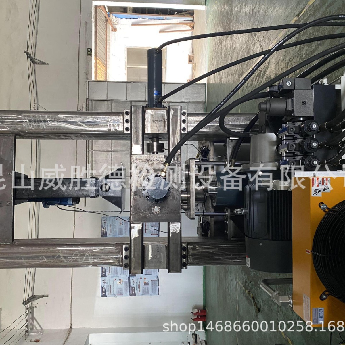 Kunshan Weishengde semi-trailer support device performance test bench static pressure test lift test machine non-standard products