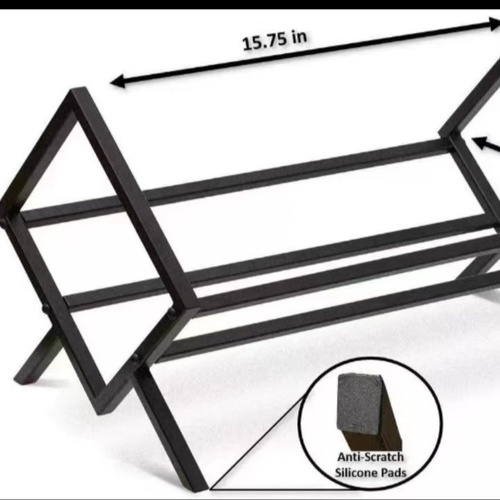 Desktop Creative Vinyl Record Storage Rack CD Storage Rack European Style Removable Metal Magazine Floor Display Rack