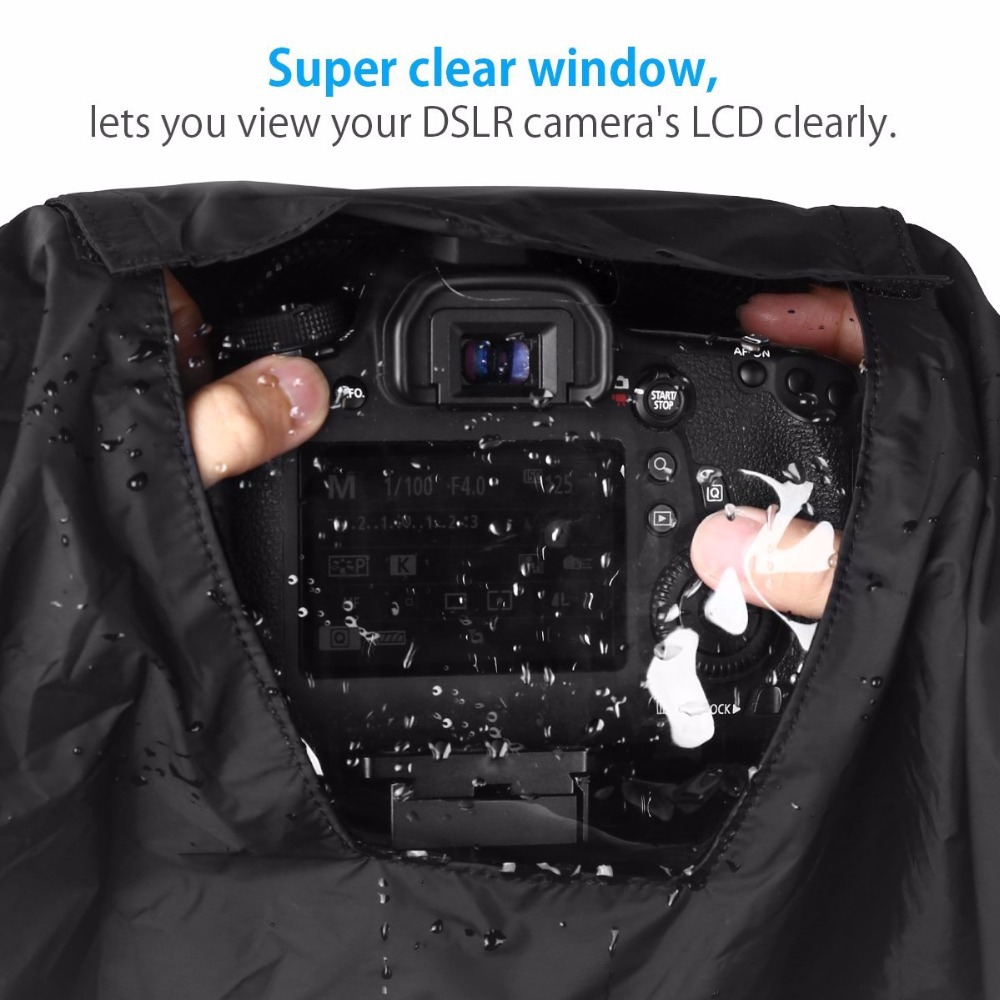 Cross-border Specially Designed for Amazon Digital Camera Medium Telephoto Rain Cover Slr Camera Waterproof Rain Cover Raincoat