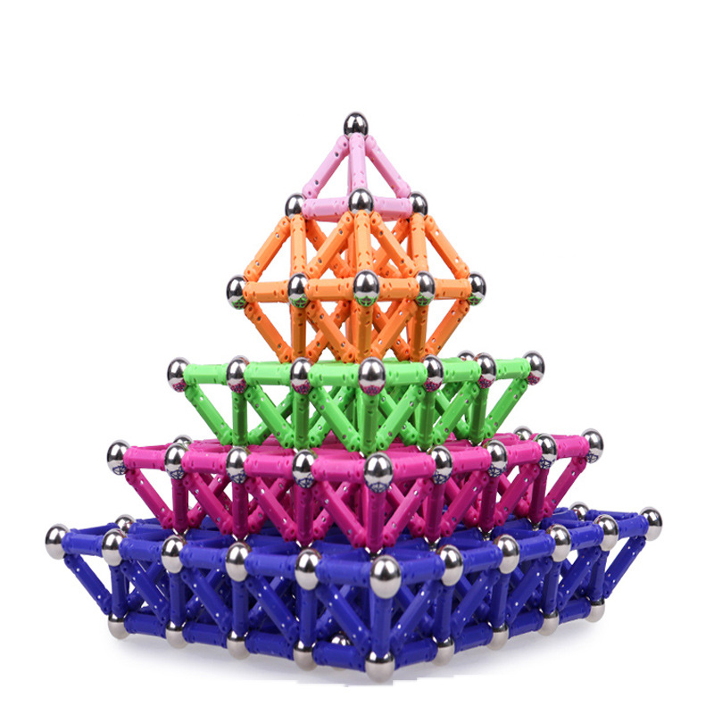 Shake sound explosive magic ever-changing magnetic bar selling children's puzzle assembled magnet magnet building blocks magnetic toys