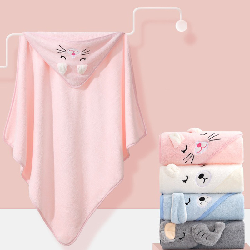 Factory wholesale baby blanket spring and autumn newborn air conditioning quilts wrapping towel swaddling bath towel bunny quilts