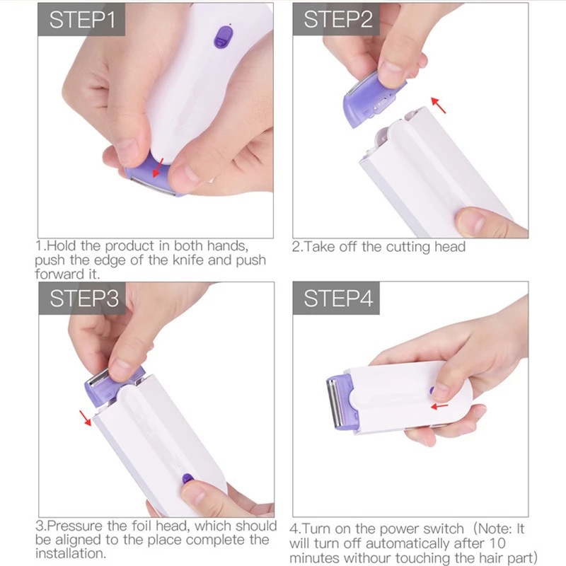 Induction Shaver blue light women's hair removal device yes Finishing Touch laser hair shaving instrument