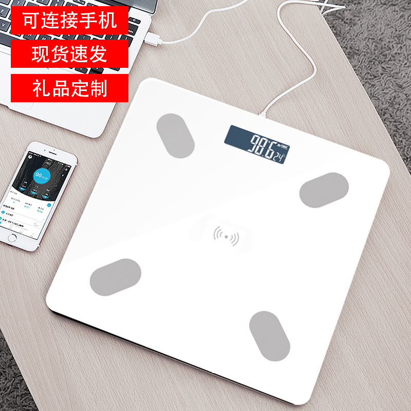 Производитель умных весов для тела с Bluetooth, USB-перезаряжаемые весы для измерения жира