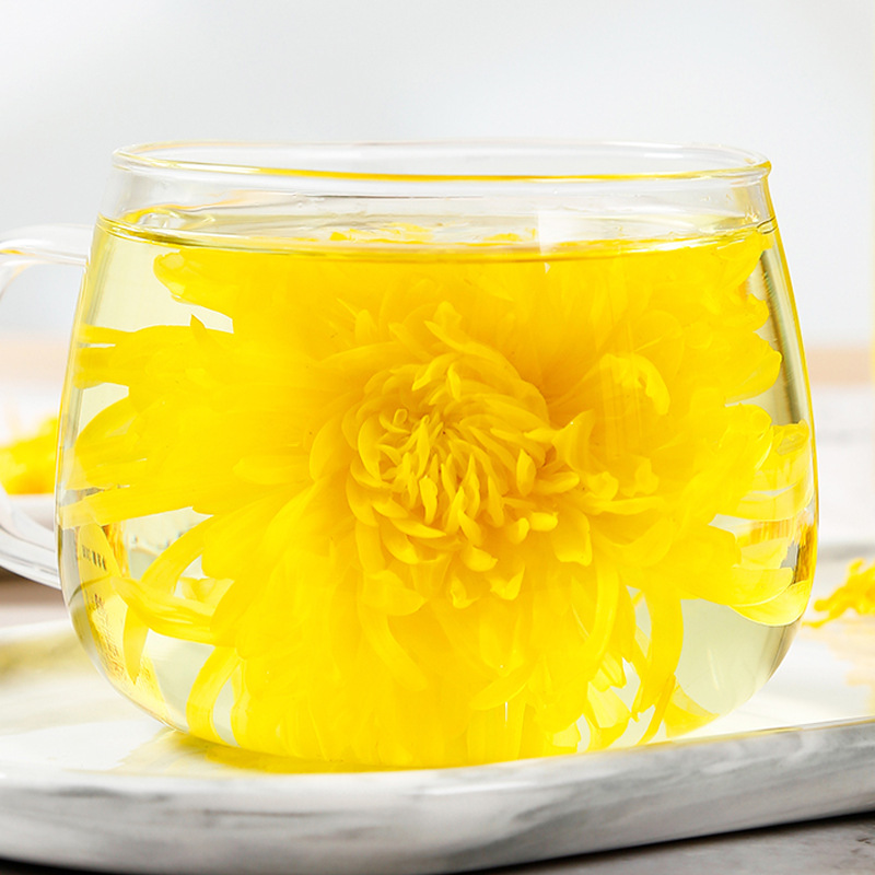 Huangshan golden yellow chrysanthemum canned 20 grams of chrysanthemum tea a cup of golden yellow chrysanthemum bottled scented tea manufacturers wholesale
